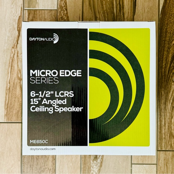 DAYTON AUDIO ME650C 6-1/2" Micro-Edge LCRS 15 Degree Angled Ceiling Speakers (2) - Picture 11 of 16